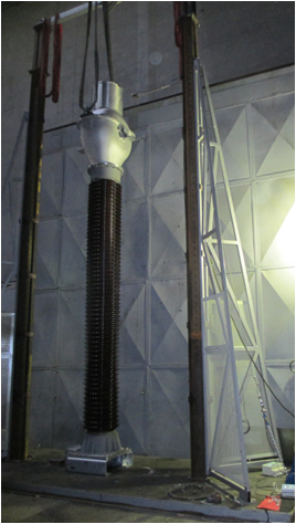 Test forte mecanice transformator masura 550 kV