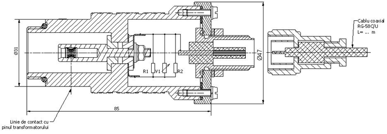 Adaptor borna masura online ABB 245kV