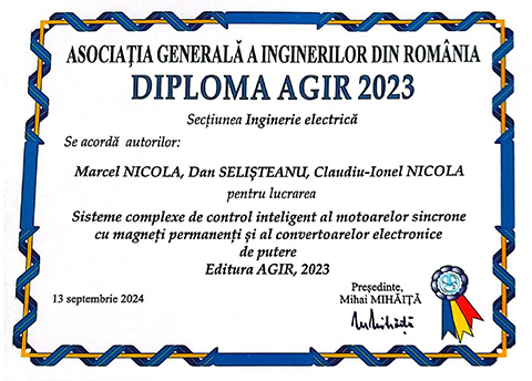 Diploma AGIR 2024 ICMET Craiova