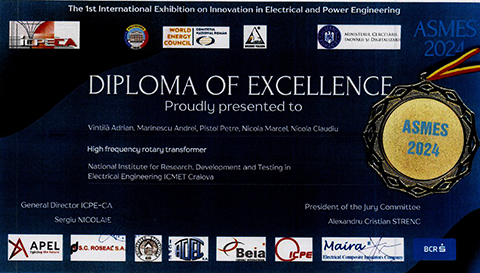 Diploma Excelenta HFR 2024