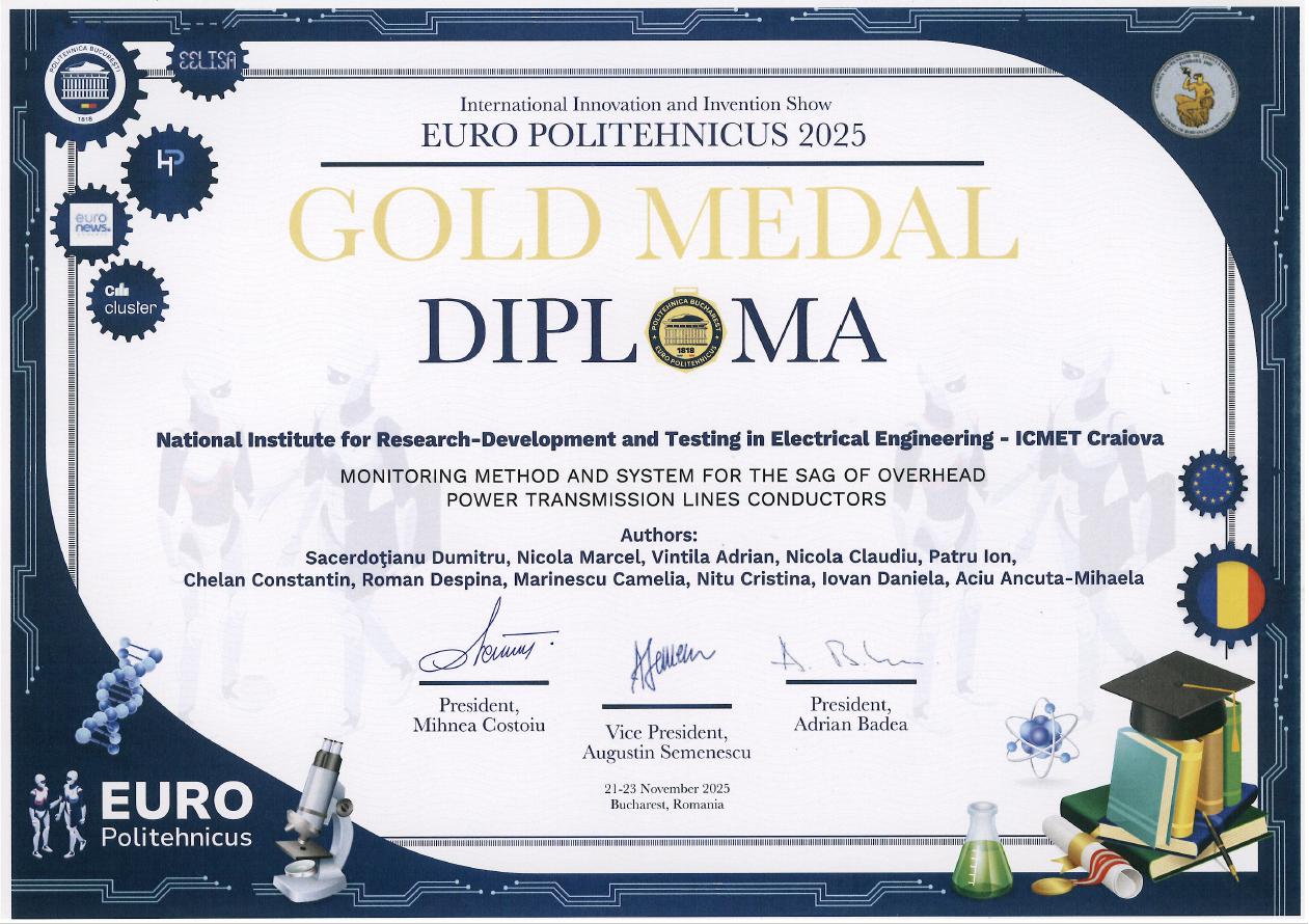 Diploma EURO POLITECHNICUS 2025