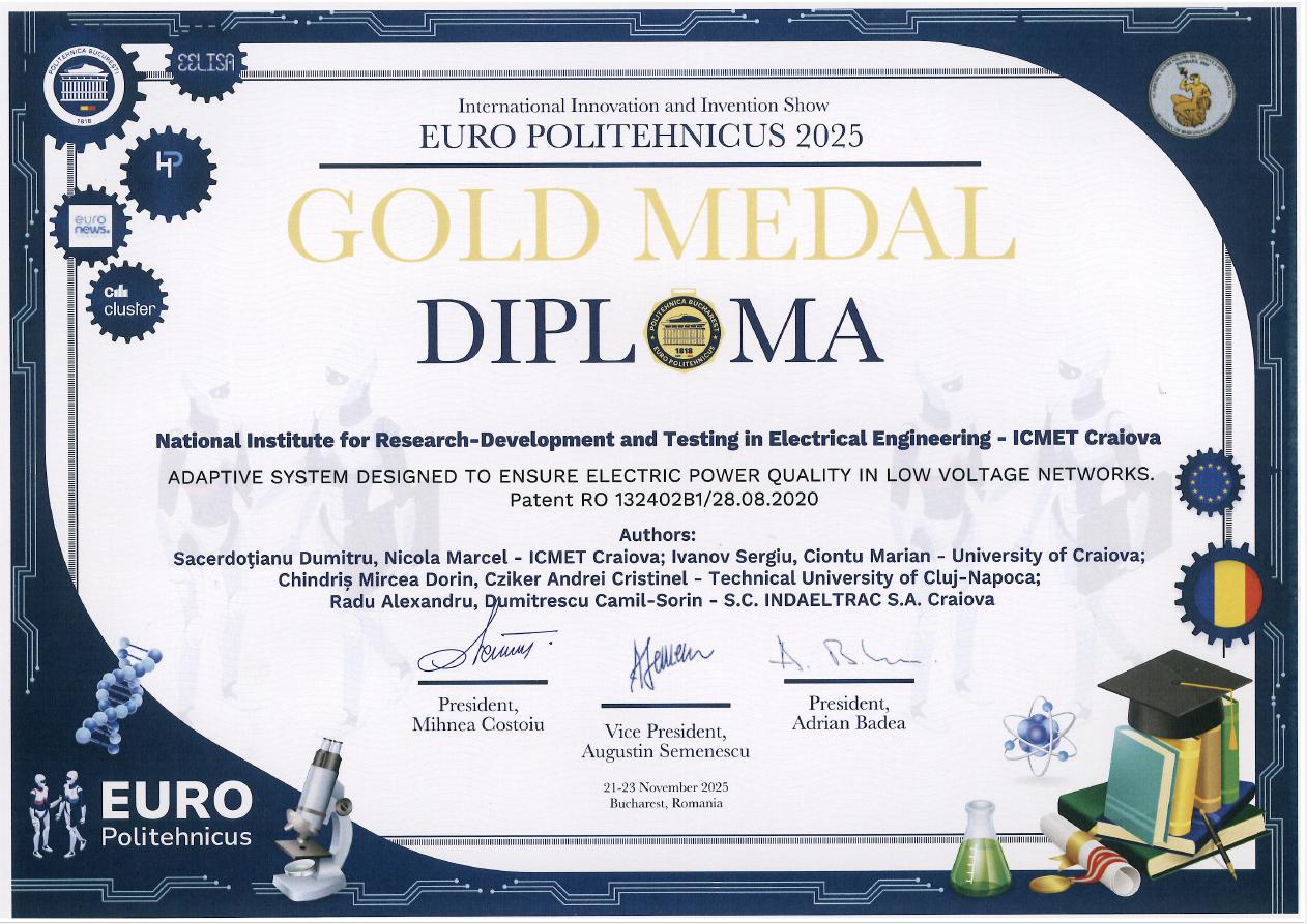 Diploma EURO POLITECHNICUS 2025