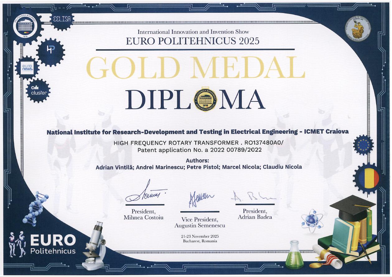 Diploma EURO POLITECHNICUS 2025