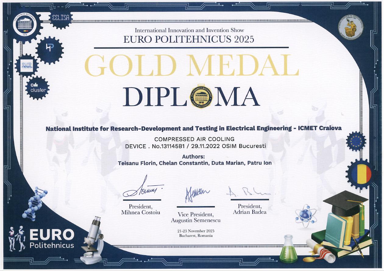 Diploma EURO POLITECHNICUS 2025
