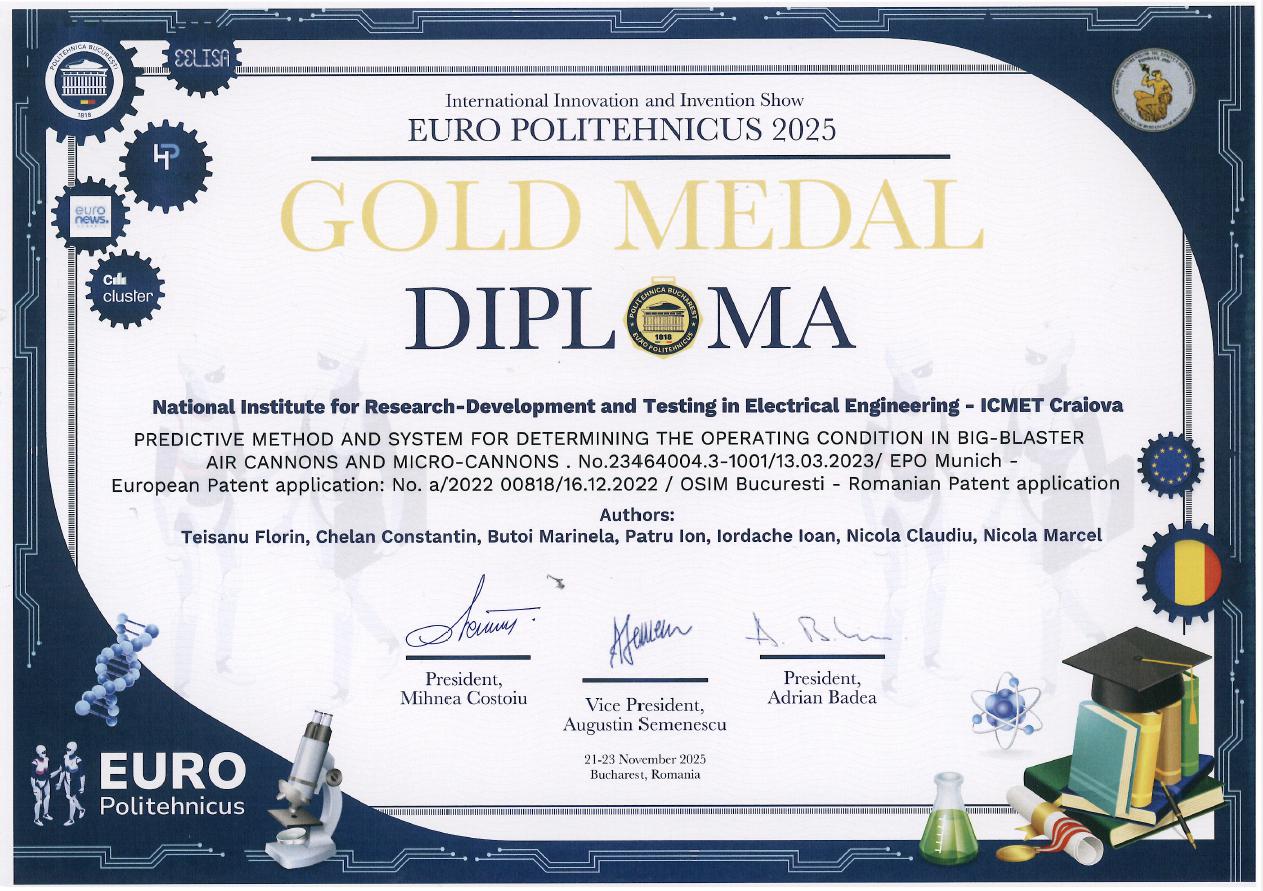 Diploma EURO POLITECHNICUS 2025