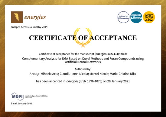 Diploma Excelenta EUROINVENT 2021