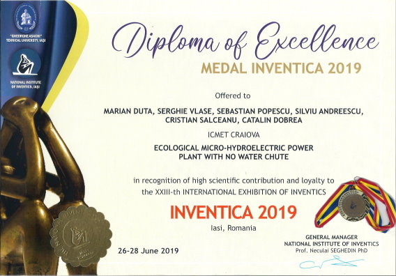Diploma INVENTICA 2019 Ecological