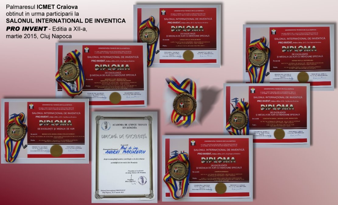 Palmares ProInvent 2015 ICMET