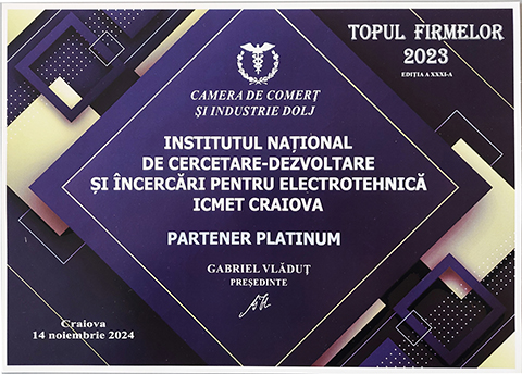 Diploma Topul Firmelor 2024