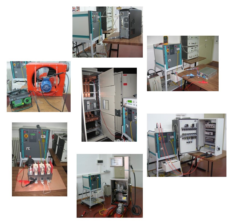 Colaj produse testate in laboratorul de joasa tensiune